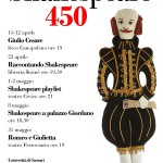 450.o anniversario della nascita di William Shakespeare