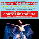 CONTOS DE FOGHILE - giovedì 27 agosto - ore 21:00 - Cortile ex Scuola Media n.2